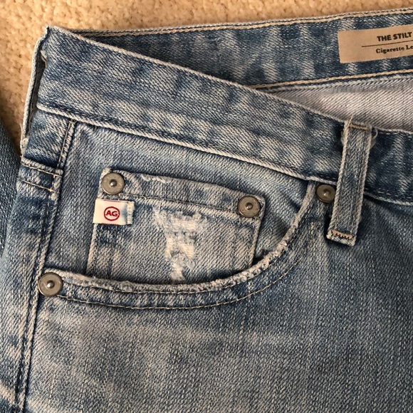 AG Distressed The Stilt Jeans! - Picture 4 of 8